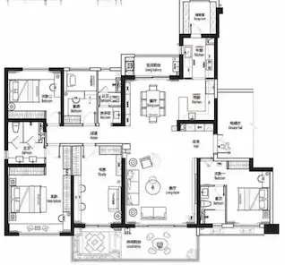 Floor plan background