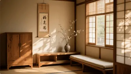 Japanese / Zen Japanese interior design style