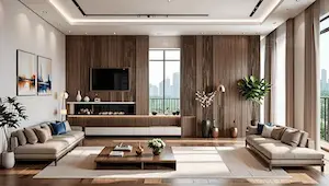 Modern Chic / Modern Luxury interior design style